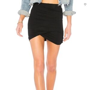 Revolve Superdown Arden Ruched Mini Skirt - Size M